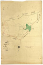 Diennes-Aubigny, cadastre ancien : plan parcellaire de la section D dite du Taillis, feuille 3