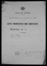 Nevers, Quartier de Loire, 9e section : recensement de 1936