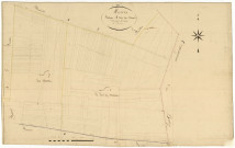 Mesves-sur-Loire, cadastre ancien : plan parcellaire de la section A dite des Brosses, feuille 4