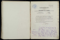 Millay : actes d'état civil.