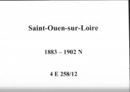 Saint-Ouen-sur-Loire : actes d'état civil (naissances).