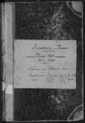 Bureau de Nevers, classe 1885 : fiches matricules n° 501 à 1000