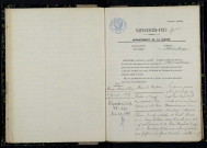 Menestreau : actes d'état civil.