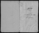 Bureau de Cosne, garde nationale mobile, classe 1871 : fiches matricules (Cher) n° 1329 à 1678 ; (Nièvre) n° 642 à 1904