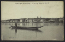 NEUVY-sur-LOIRE (Nièvre) – La Loire, les Quais, vue générale