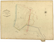 Fourchambault, cadastre ancien : plan parcellaire de la section E dite des Révériens et de la section D dite de la Vallée
