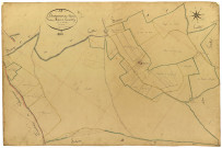 Dompierre-sur-Nièvre, cadastre ancien : plan parcellaire de la section B dite de Fontaraby, feuille 2