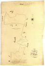 Frasnay-Reugny, cadastre ancien : plan parcellaire de la section C dite de Mulnot, feuille 2, 1ère partie