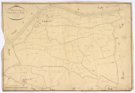 Chevenon, cadastre ancien : plan parcellaire de la section B dite du Bourg, feuille 4
