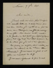 BRUT (Martin), dit Chéri Brut, poète et employé au P.L.M., à Nevers (né en 1840) : 25 lettres.