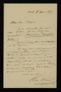 BLÉMONT (Émile), écrivain (1839-1927) : 8 lettres, manuscrits.