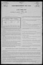 Courcelles : recensement de 1901