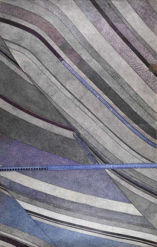 Coupe du Puits des Glénons et terrains avoisinants, 4 : suite de 116 à 266 m.