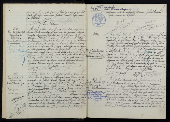 Châtillon-en-Bazois : actes d'état civil.