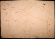 Tracy-sur-Loire, cadastre ancien : plan parcellaire de la section D dite de Bois Gibault, feuille 3