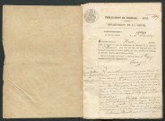 Saint-Péreuse : actes d'état civil.