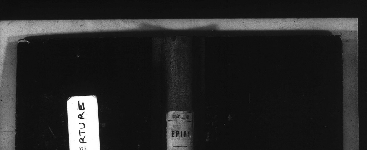 Epiry : actes d'état civil.