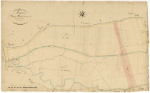 Mesves-sur-Loire, cadastre ancien : plan parcellaire de la section B dite des Moulins à Vent, feuille 1