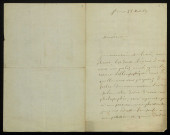 GARDE (Reine), poète à Nîmes (née en 1810) : 1 lettre.