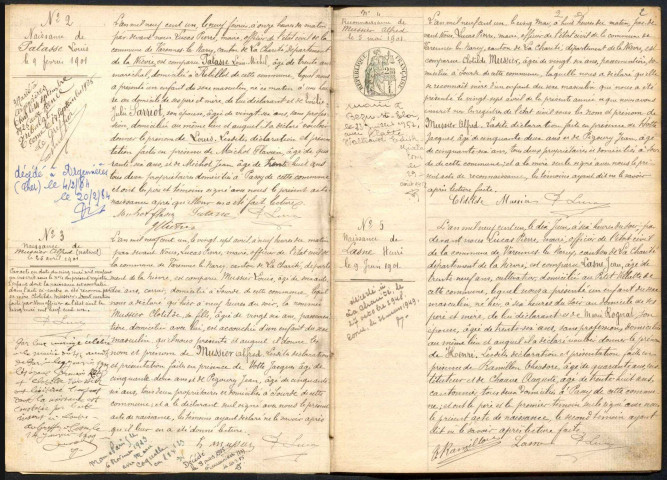 Varennes-lès-Narcy : actes d'état civil.