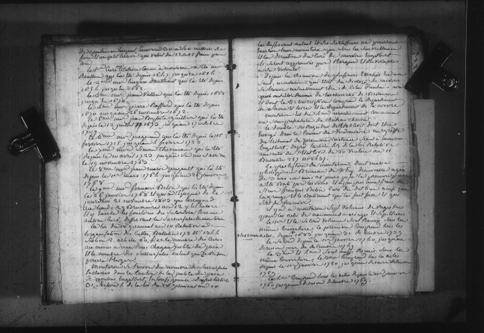 Montaron : registres paroissiaux de la collection communale.