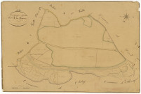 Marigny-sur-Yonne, cadastre ancien : plan parcellaire de la section A dite des Baons, feuille 2