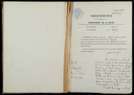 Cizely : actes d'état civil.