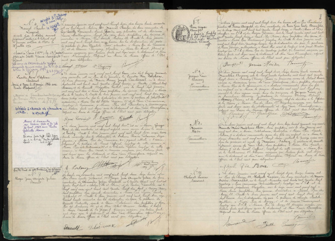 Nevers : actes d'état civil.