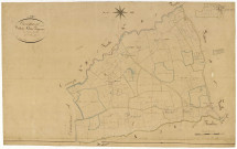 Lucenay-lès-Aix, cadastre ancien : plan parcellaire de la section A dite des Topeaux, feuille 4