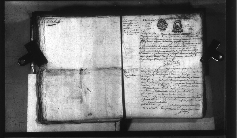 Gien-sur-Cure : actes d'état civil.