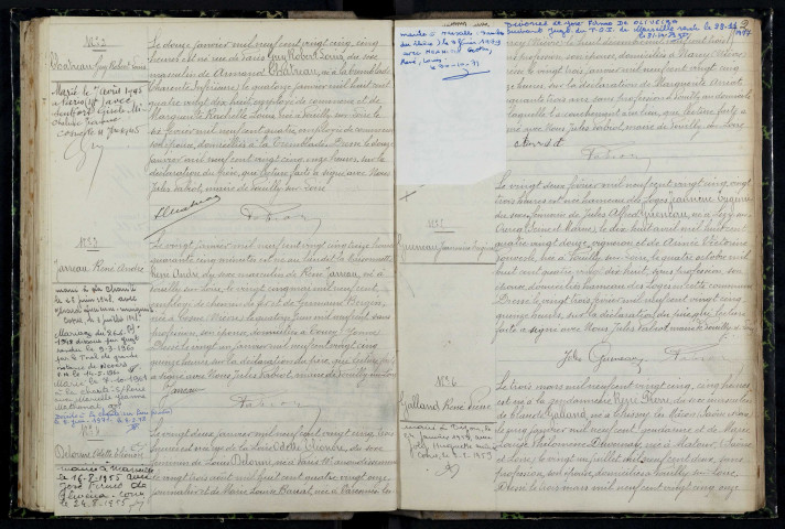 Pouilly-sur-Loire : actes d'état civil.