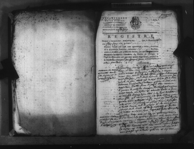 Flez-Cuzy : actes d'état civil.