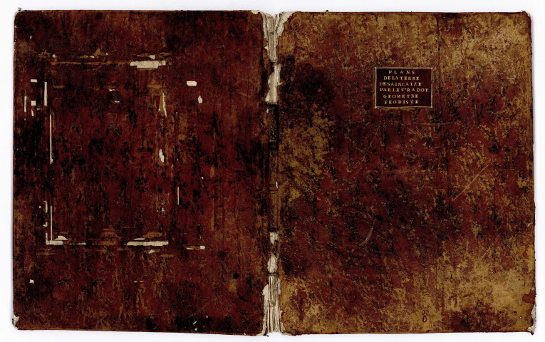 Plans de la terre de Saincaize, par le Sr Radot géomètre féodiste : atlas terrier.