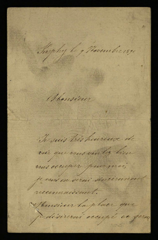 LÉGARÉ, à Imphy (Nièvre) : 1 lettre.