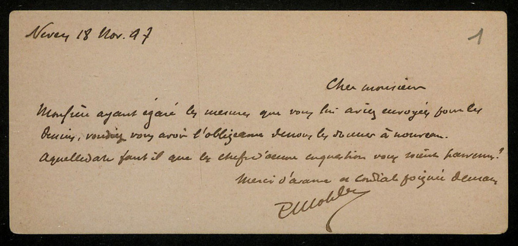 MOHLER (Paul), magistrat : 13 lettres, 2 cartes postales illustrées.