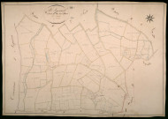 Saint-Amand-en-Puisaye, cadastre ancien : plan parcellaire de la section E dite des Guiblins, feuille 3
