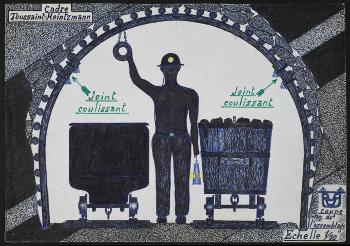 Cadres Toussaint Heintzmann, coupe transversale costière.