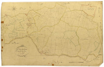 Dun-les-Places, cadastre ancien : plan parcellaire de la section E dite du Parc, feuille 6