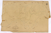 Château-Chinon Campagne, cadastre ancien : plan parcellaire de la section F dite de Cougeard, feuille 1