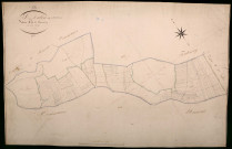 Saint-Aubin-des-Chaumes, cadastre ancien : plan parcellaire de la section A dite de Charancy, feuille 1