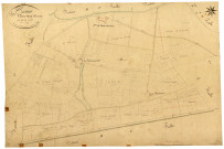 Cosne-sur-Loire, cadastre ancien : plan parcellaire de la section C dite de Mont-Chevreau, feuille 2
