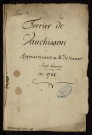 Fief de Vauchisson à Chaumard, Mhère et Ouroux-en-Morvan : terrier.