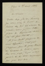 AUTRAN (Joseph), écrivain, membre de l'Académie française (1813-1877) : 5 lettres.