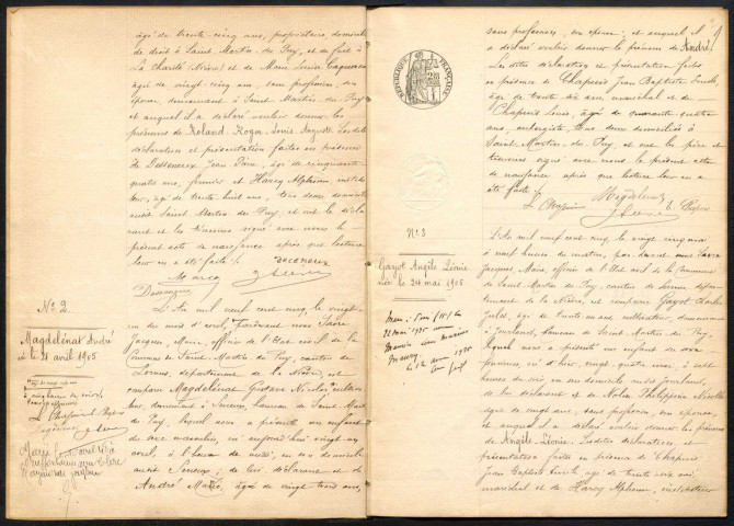 Saint-Martin-du-Puy : actes d'état civil.