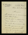 KOEMPTGEN (C.), architecte : 2 lettres.