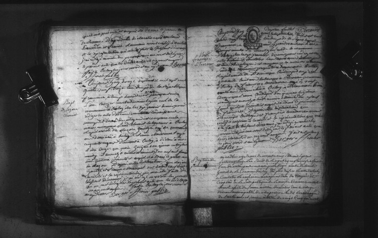 Onlay : actes d'état civil.