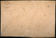 Saint-Hilaire-en-Morvan, cadastre ancien : plan parcellaire de la section C dite de Chaligny, feuille 5