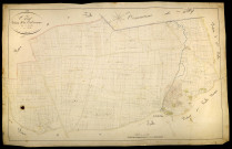 Oisy, cadastre ancien : plan parcellaire de la section B dite de la Champagne, feuille 2