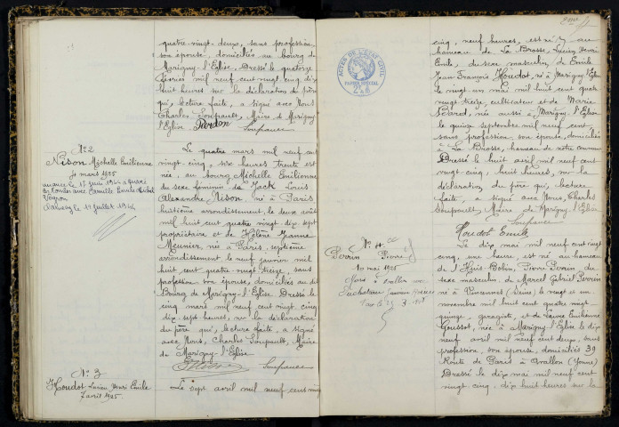 Marigny-l'Église : actes d'état civil.