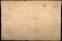 Saint-Benin-des-Bois, cadastre ancien : plan parcellaire de la section B dite du Bourg, feuille 4